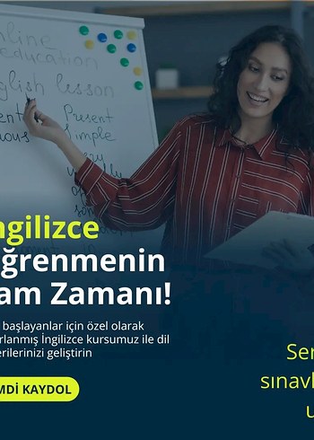 Dil kurslarımız vardır. AÇIKLAMAYI OKUYUN.