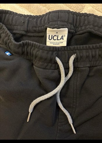 Siyah Bel Bantlı Rahat Kesim Erkek Eşofman Altı - Görsel 3