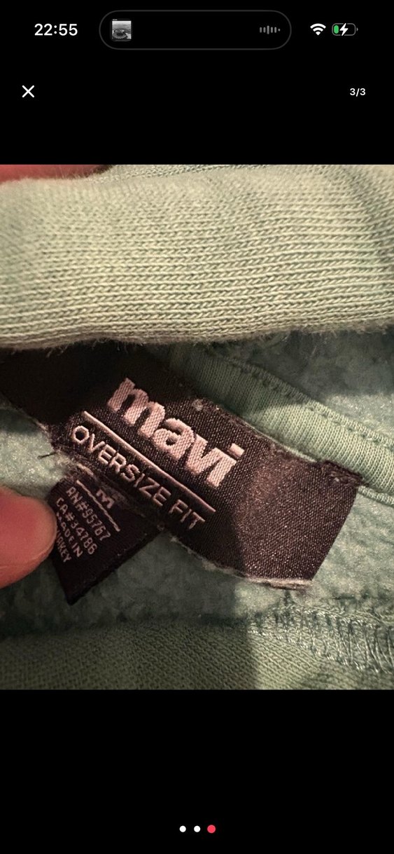 Gri Kapüşonlu Fermuarlı Sweatshirt - Görsel 3