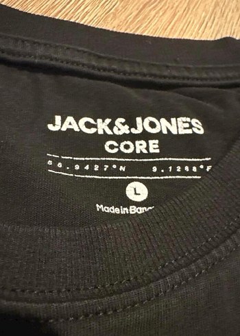 Jack & Jones Siyah Baskılı Erkek Tişört - Görsel 2