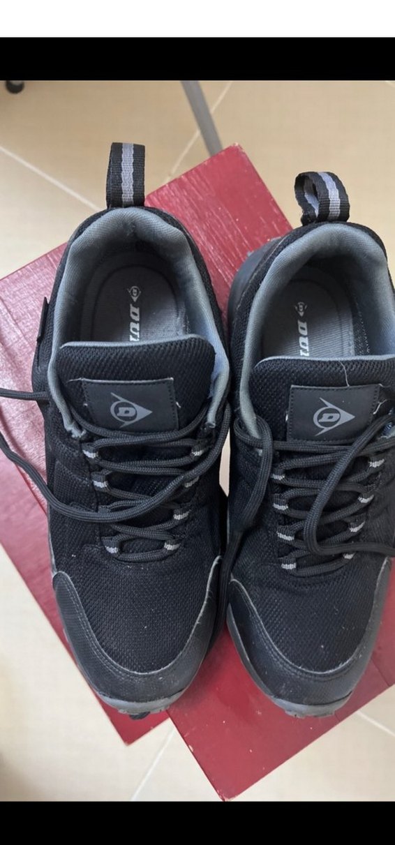 Siyah Erkek Spor Ayakkabı Velcro Detaylı - Görsel 2