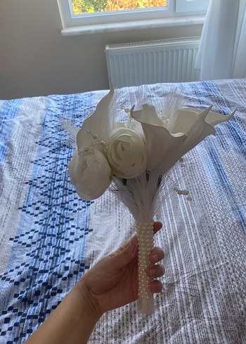 Beyaz Gelin Buketi - Görsel 3