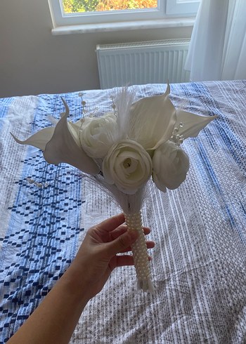 Beyaz Gelin Buketi - Görsel 2