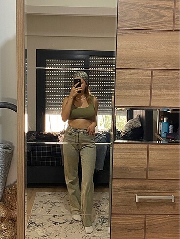 stradivarius açık renk jean