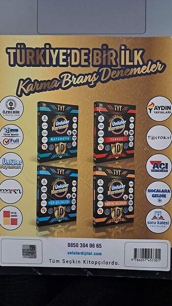  Ünlüler Karması AYT 10 Deneme YKS TYT AYT