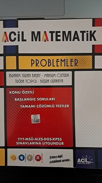 Acil Matematik Problemler YKS TYT AYT
