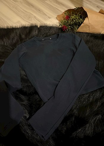 lacivert Uzun kollu body - Görsel 3