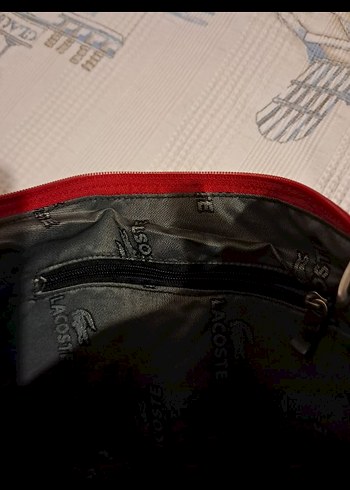 Kırmızı astarlı Fermuarlı Kadın El Çantası - Görsel 2