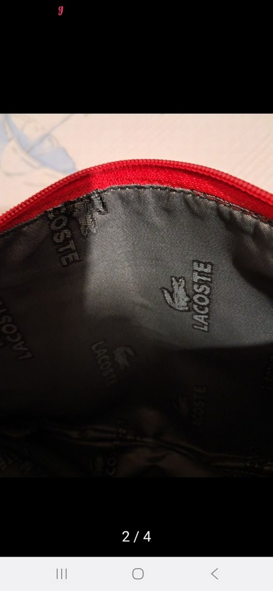 Kırmızı astarlı Fermuarlı Kadın El Çantası - Görsel 3