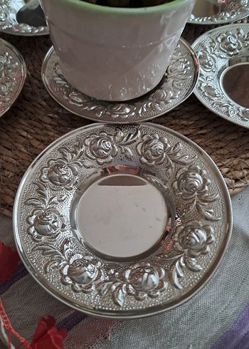 Parlak çay Tabak Seti - Görsel 4