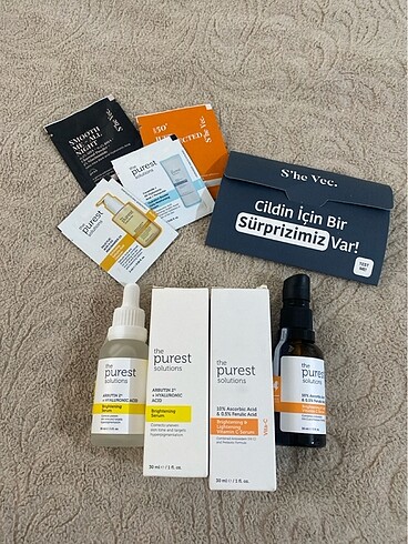The purest C vitamini ve arbutin serum