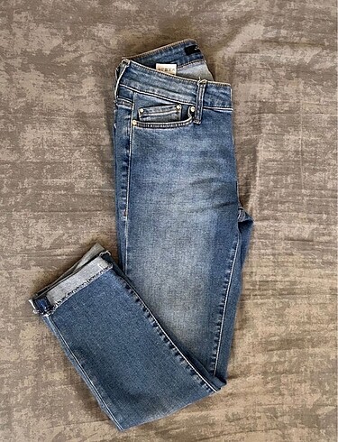 mavi düşük bel kot pantolon