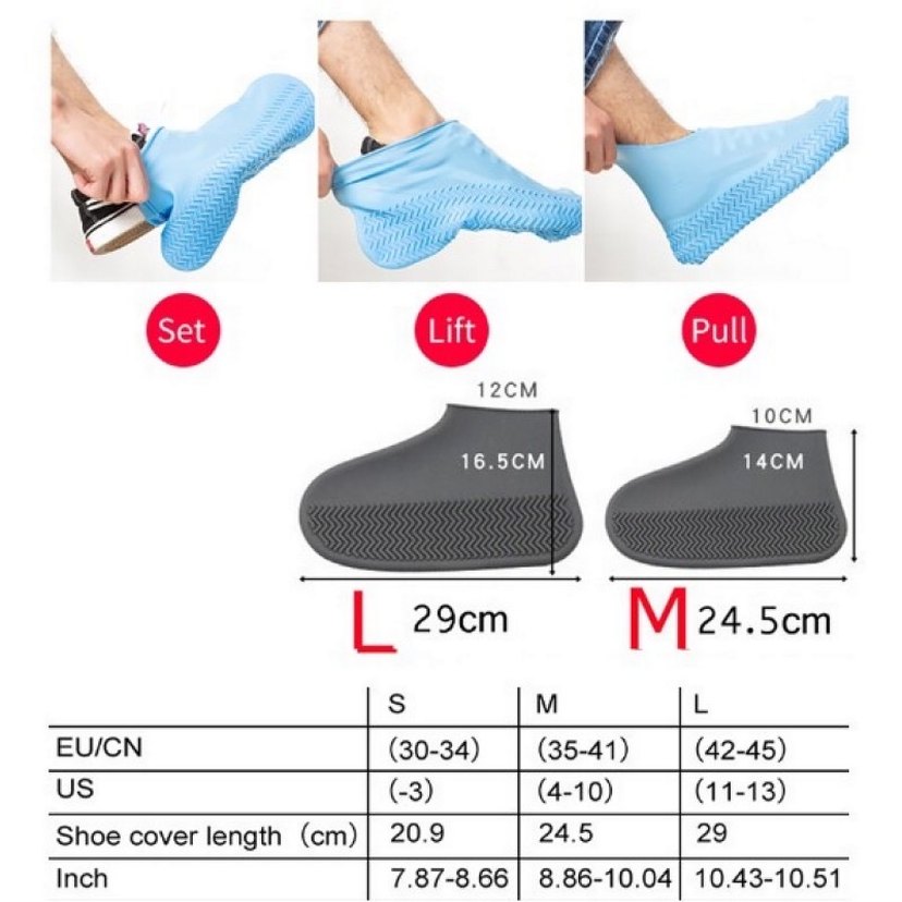 Su Geçirmez Ayakkabı kılıfı 35-41 Numara - Görsel 2