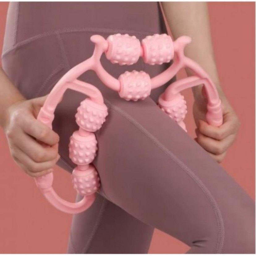 Selülit Masaj Aleti 9 Tekerlekli Lenf Drenaj Rulosu - Görsel 4