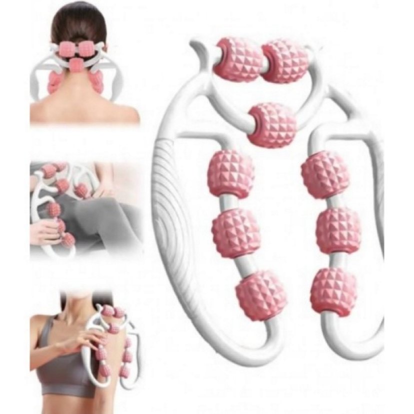 Selülit Masaj Aleti 9 Tekerlekli Lenf Drenaj Rulosu - Görsel 2