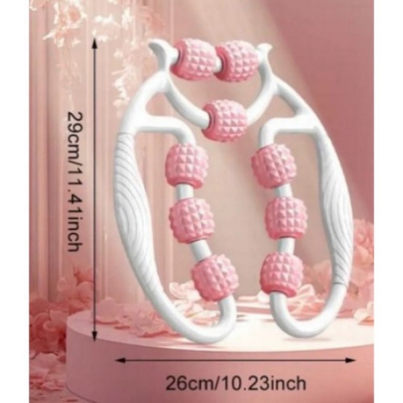 Selülit Masaj Aleti 9 Tekerlekli Lenf Drenaj Rulosu - Görsel 3