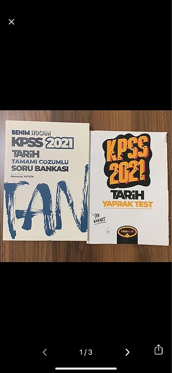 KPSS tarih soru kitabı