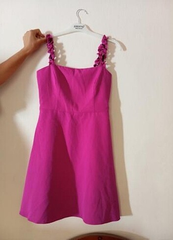 38 Beden pembe Renk Mini elbise