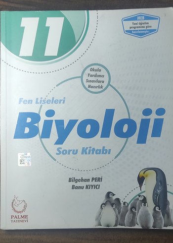 Palme11. Sınıf Biyoloji Soru Bankası