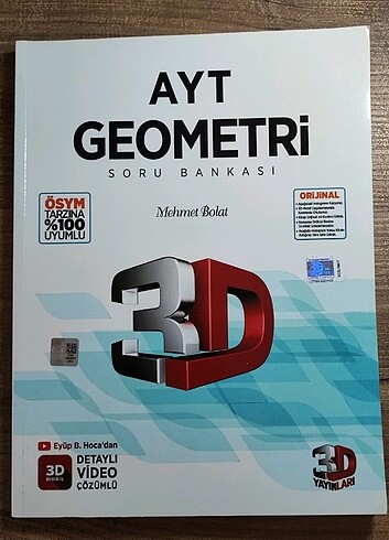 3D AYT Geometri Sıfır Soru Bankası