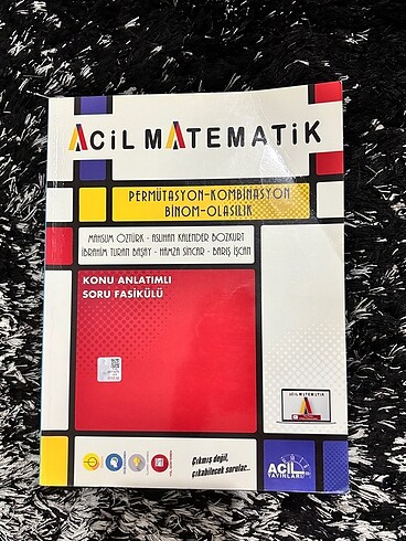 acil yayınları fasikül permütasyon kombinasyon binom olasılık