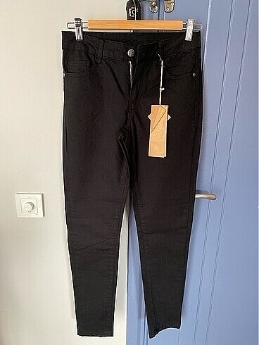 Home Store Siyah Skinny Kumaş Pantolon