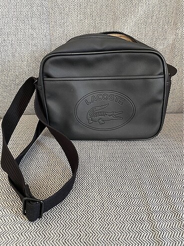 Lacoste Siyah Çapraz Çanta