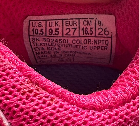 27 Beden Skechers Kız çocuk ayakkabı 27 numara