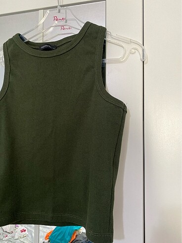 l Beden haki Renk Trendyol crop