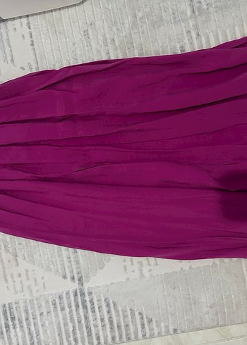 Mor Keten Düğmeli Bohem Gömlek - Görsel 2