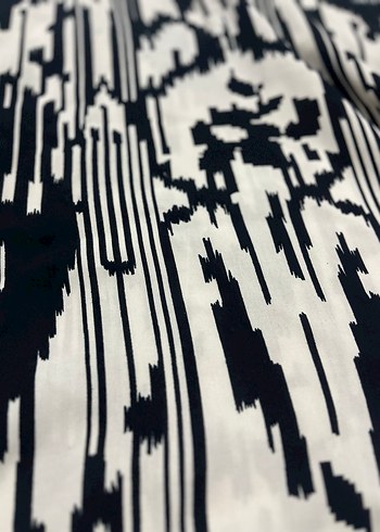 Zebra Desenli Pilili Uzun Kollu Kadın Tulum - Görsel 2