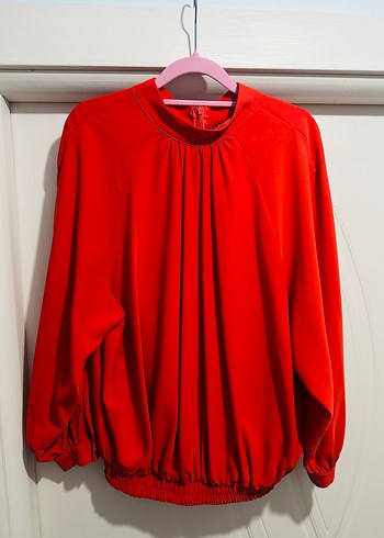 Beyaz Midi Uzun Kollu Salaş Tunik - Görsel 4