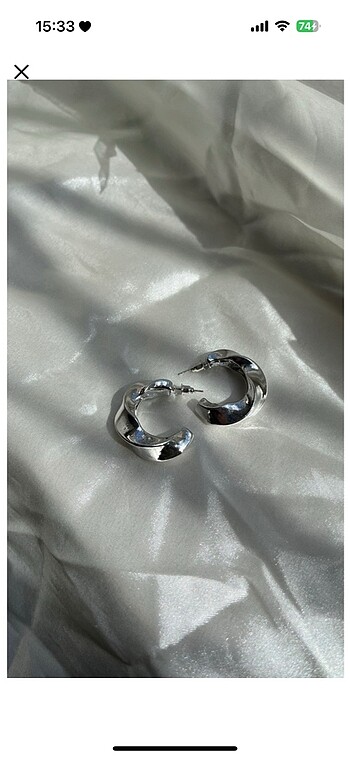 Burgu Silver Küpe