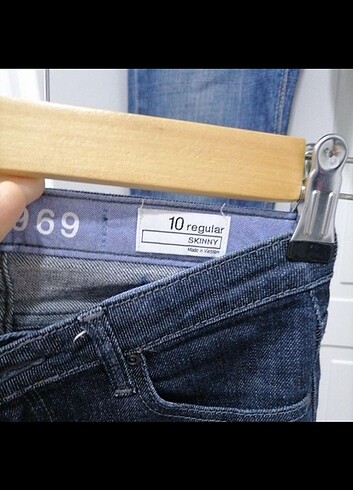 10 Yaş Beden mavi Renk GAP pantalon