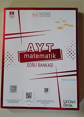 345 YAYINLARI AYT MATEMATİK SORU BANKASI 