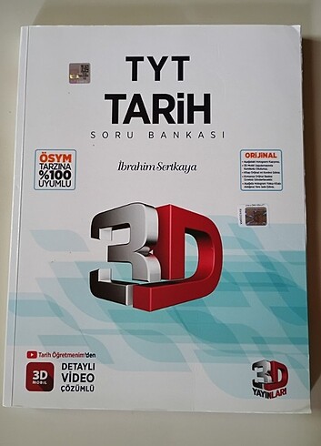 3D YAYINLARI TYT TARİH SORU BANKASI