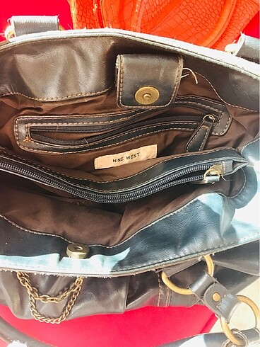  Beden lacivert Renk Nine West marka lacivert omuz çantası