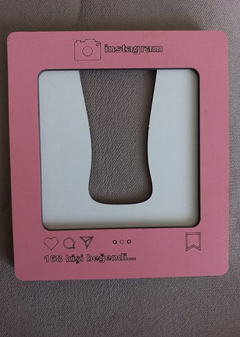Ikea Pembe Instagram Temalı Fotoğraf Çerçevesi