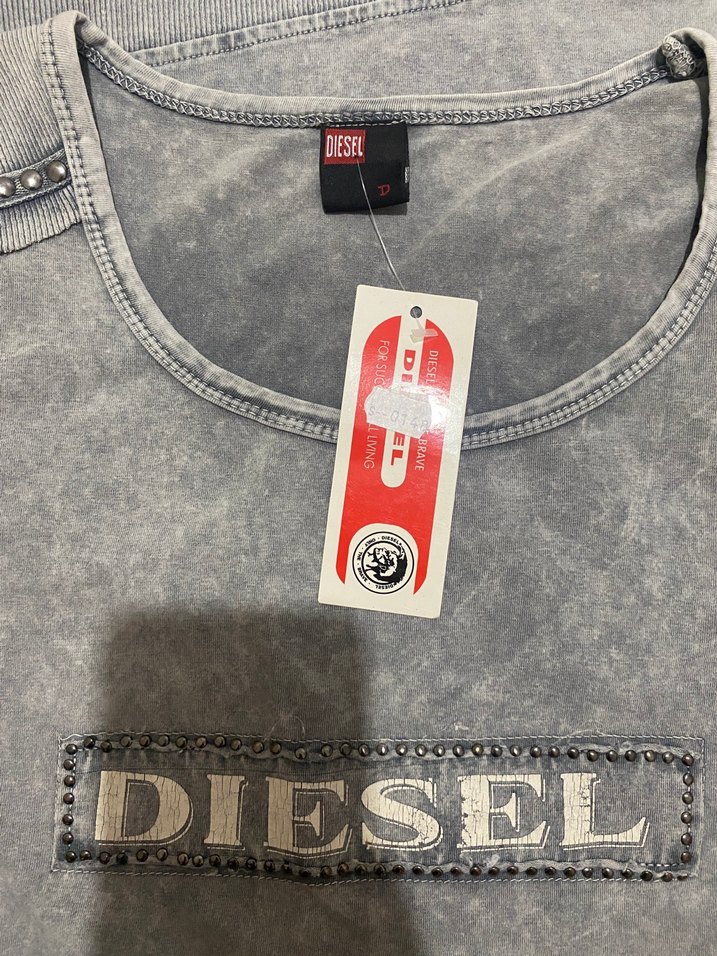 Diesel Gri Denim Midi Elbise - Görsel 4