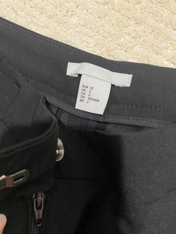 Kadın Siyah Kumaş Pantolon - Görsel 3