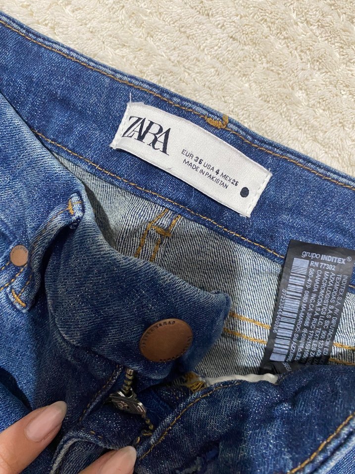Zara İspanyol Paça Jean - Görsel 3