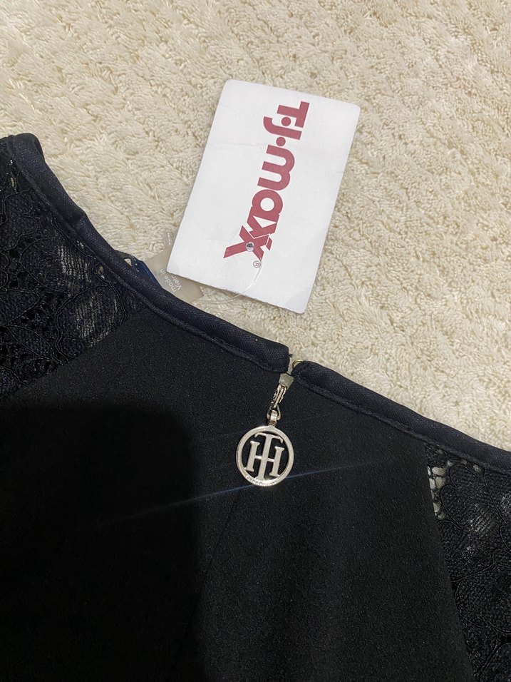 Siyah Uzun Kollu V Yaka Midi Elbise - Görsel 5