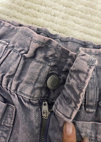 Kadın Gri Joger Denim Pantolon - Görsel 5