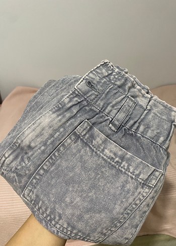 Kadın Gri Joger Denim Pantolon - Görsel 7