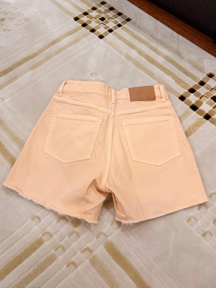 Şeftali Denim Şort — görsel 2/5