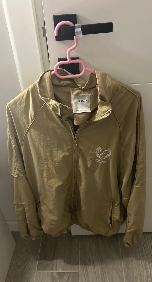 Bej Parlak Midi Kadın Ceket - Görsel 3