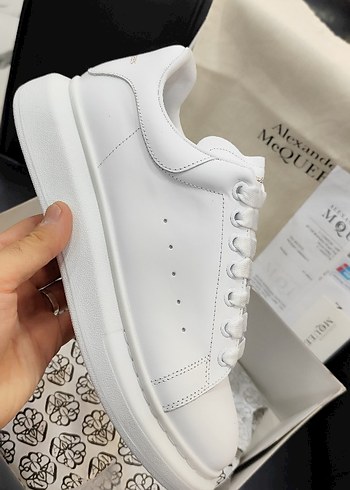 40 Beden beyaz Renk Alexander McQueen Beyaz Kadın Spor Ayakkabı hakiki deri