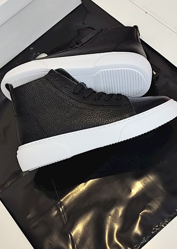 40 numara siyah flotur deri bot - Görsel 3