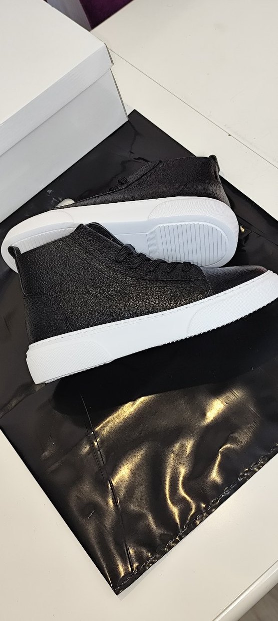 40 numara siyah flotur deri bot - Görsel 3