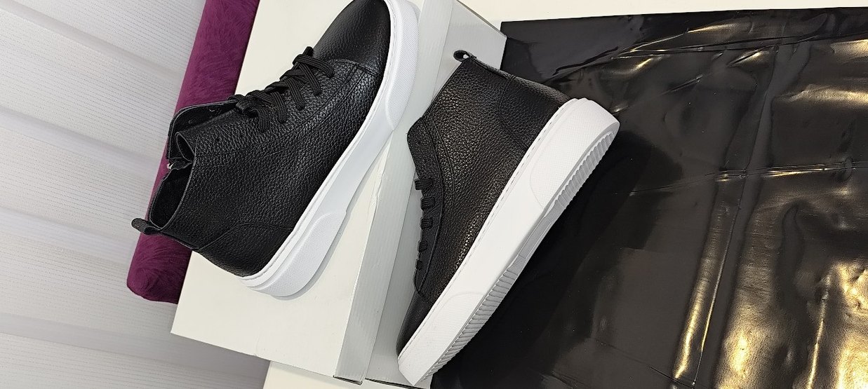 40 numara siyah flotur deri bot - Görsel 4